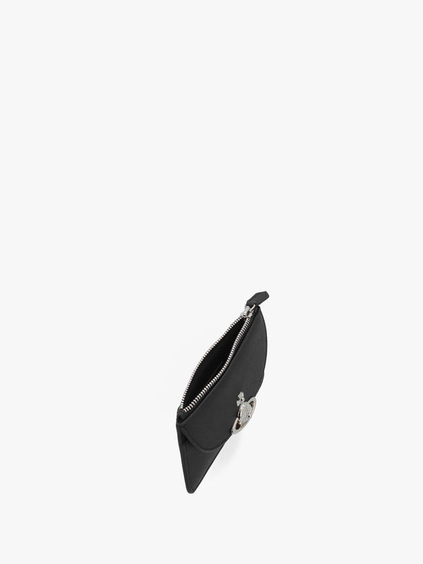Half Moon Black Card Holder