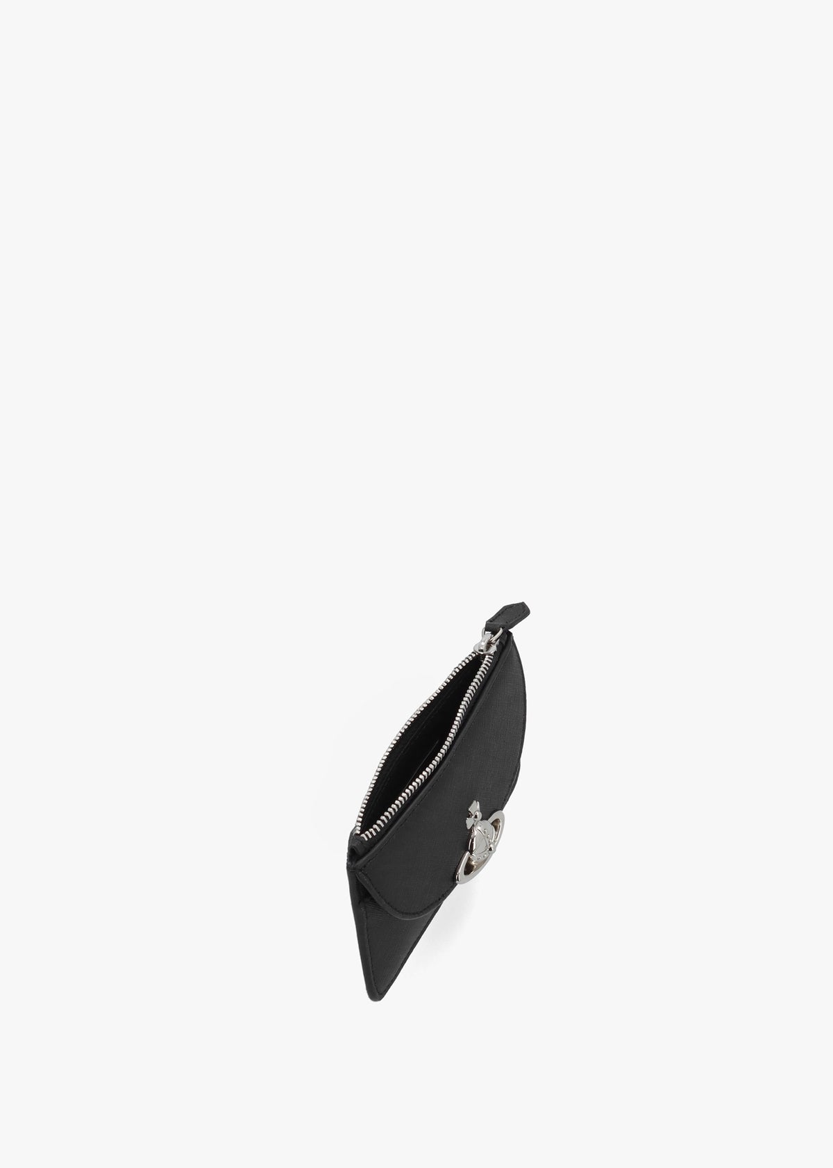 Half Moon Black Card Holder