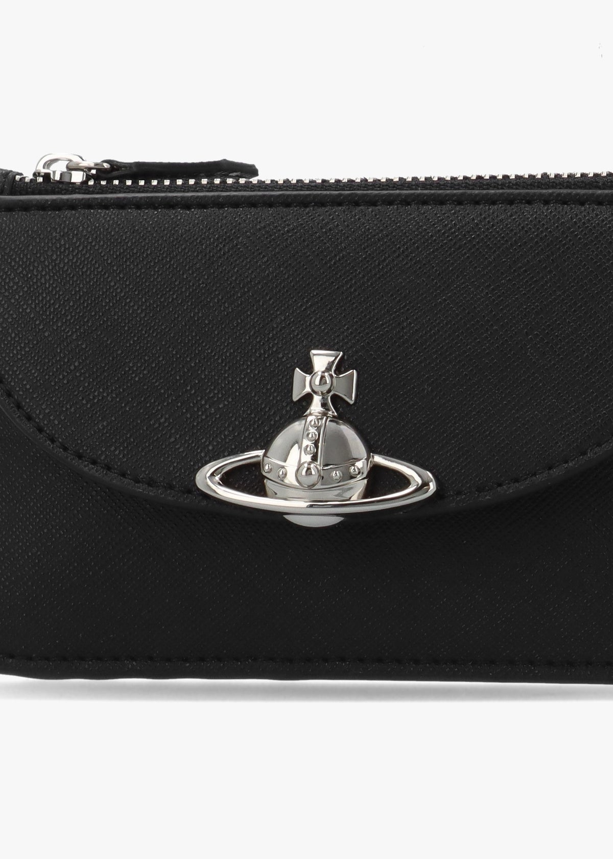Half Moon Black Card Holder