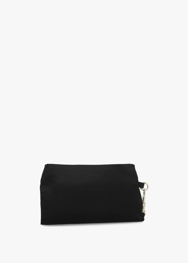 Sadie Black Wristlet Pouch Bag