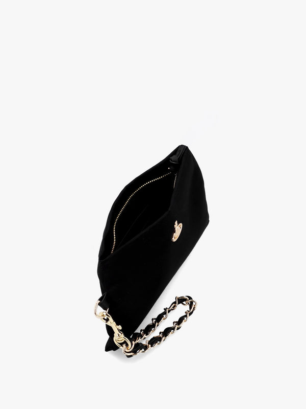 Sadie Black Wristlet Pouch Bag