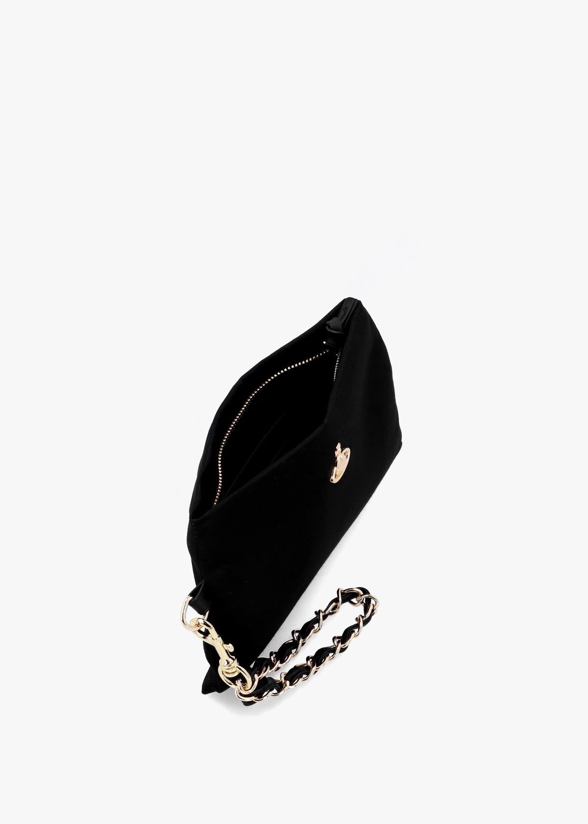 Sadie Black Wristlet Pouch Bag