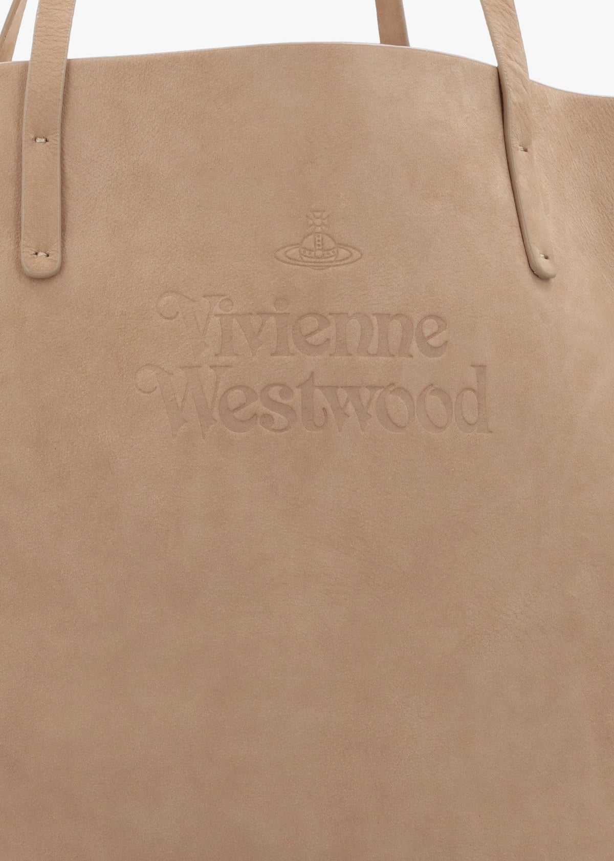 Studio Beige Leather Shopper Bag
