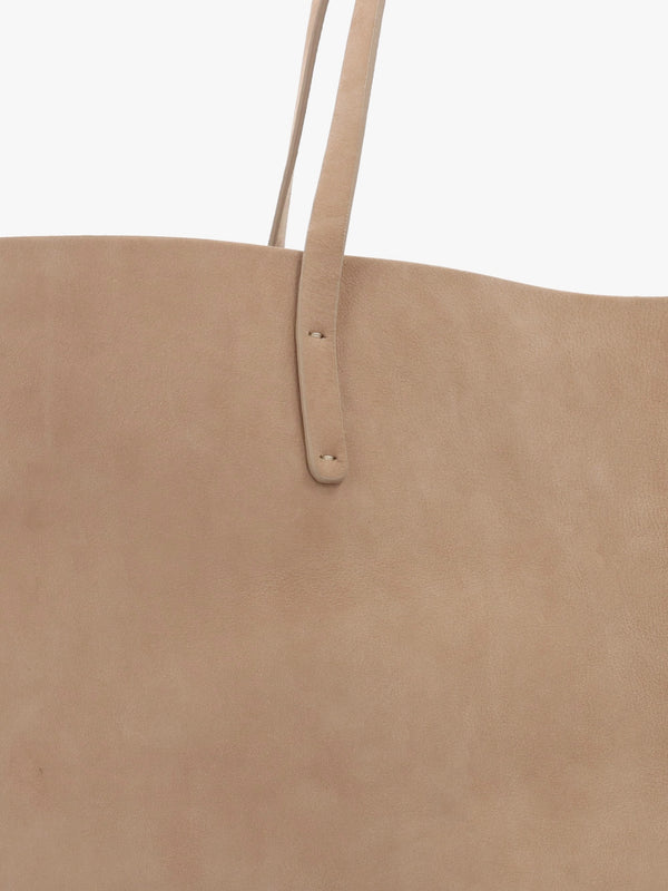 Studio Beige Leather Shopper Bag