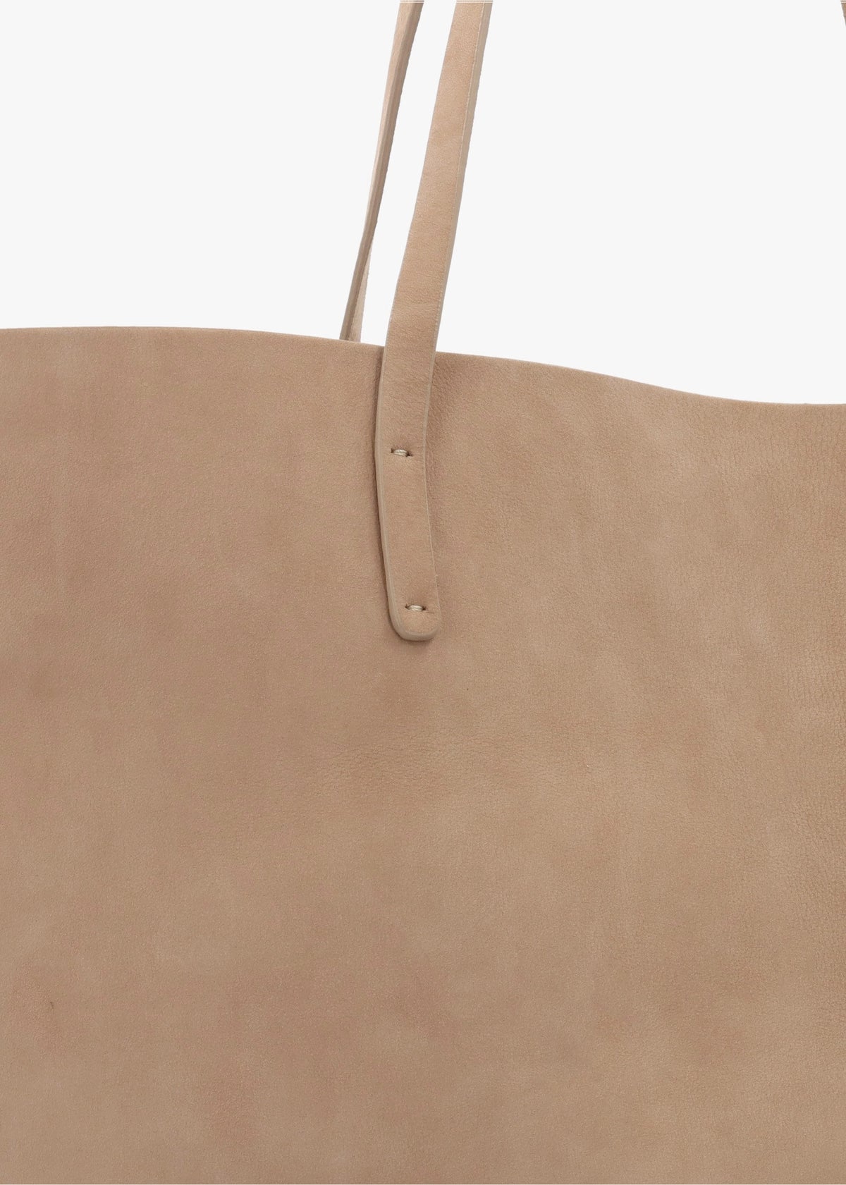 Studio Beige Leather Shopper Bag