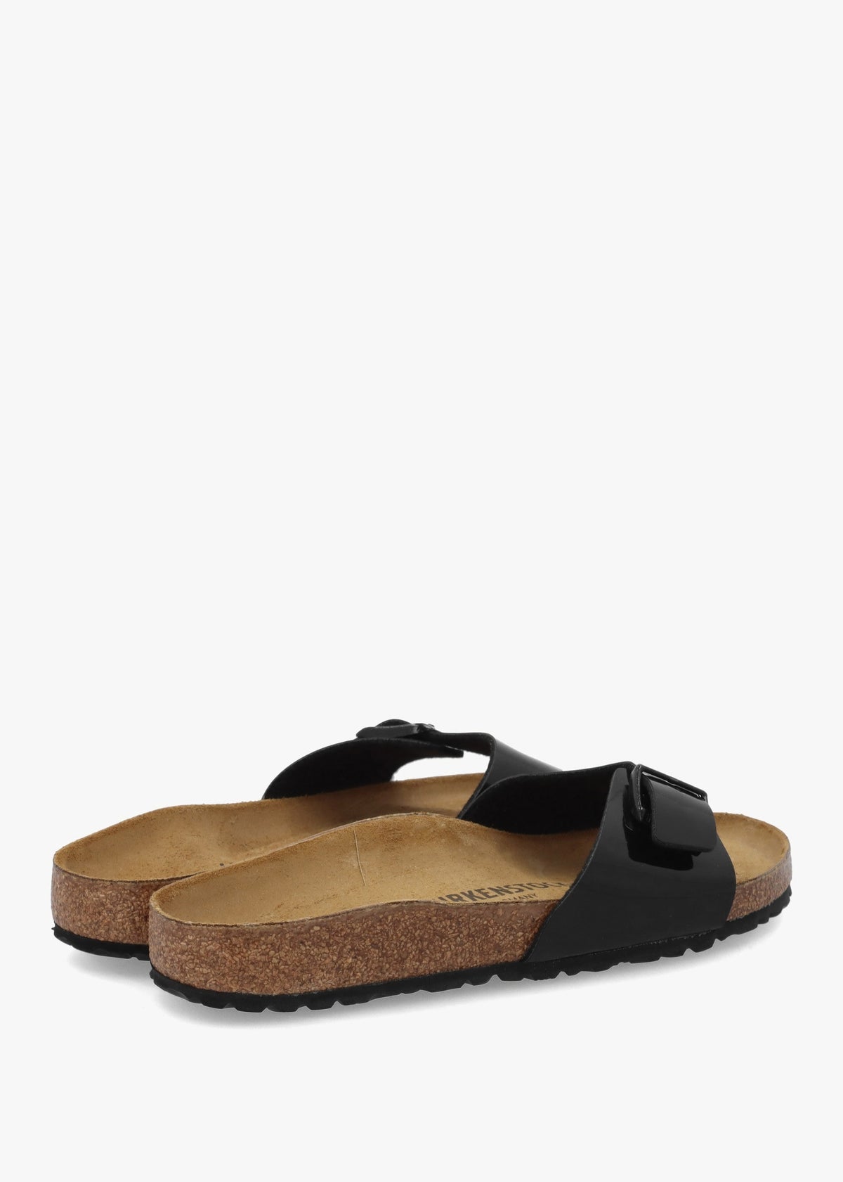 Madrid Black Patent Birko-Flor Mules