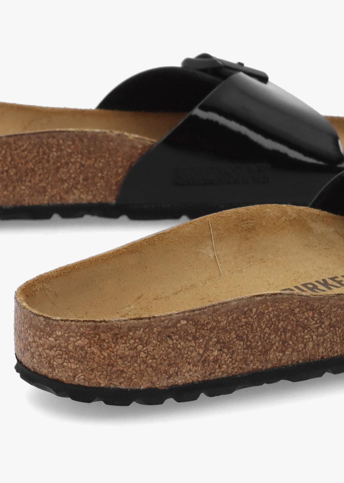 Madrid Black Patent Birko-Flor Mules