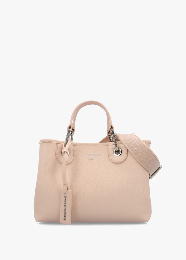 Myea Apricot Moka Shopper Bag With Pouch