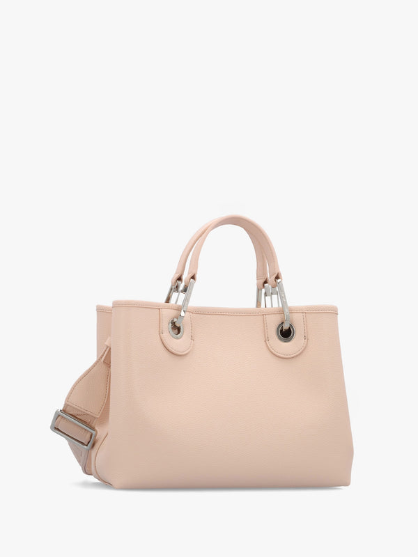 Myea Apricot Moka Shopper Bag With Pouch