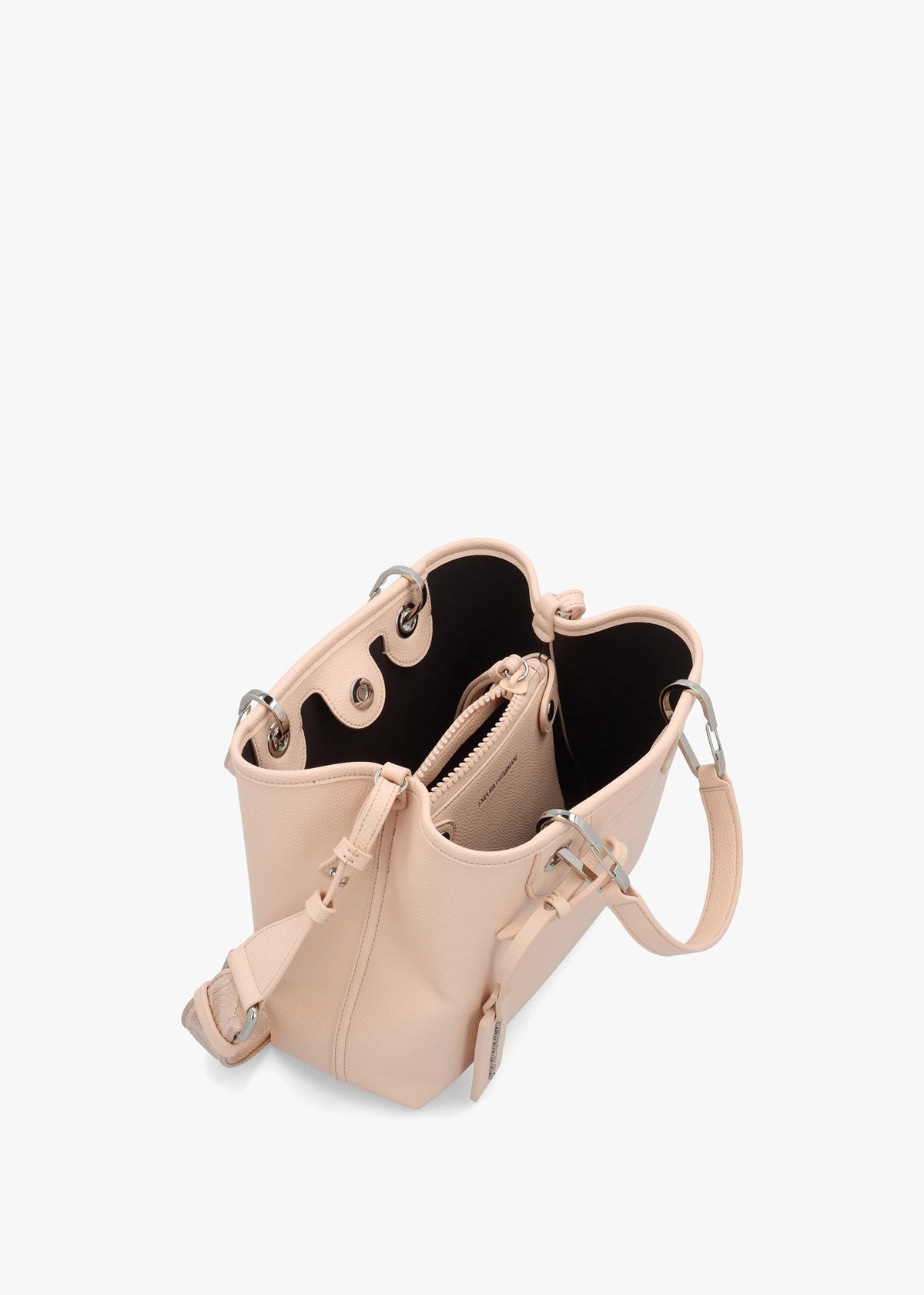 Myea Apricot Moka Shopper Bag With Pouch