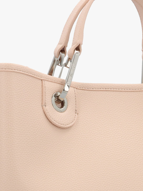 Myea Apricot Moka Shopper Bag With Pouch