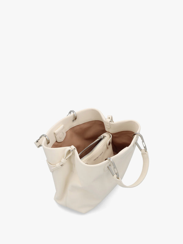 Myea Vaniglia Soft Leather Shopper Bag With Pouch