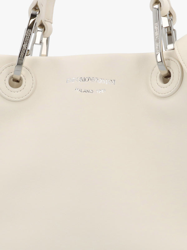 Myea Vaniglia Soft Leather Shopper Bag With Pouch