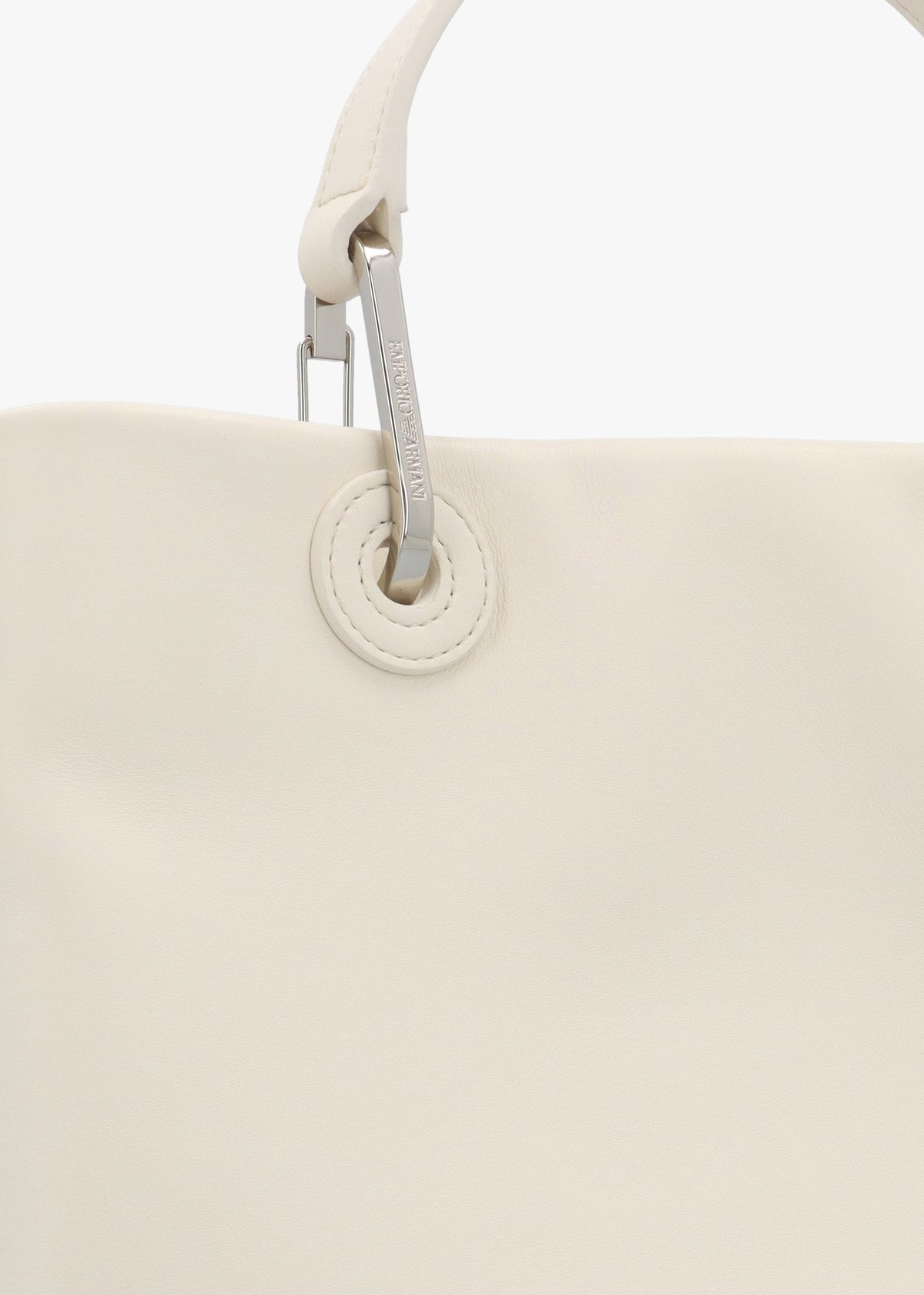 Myea Vaniglia Soft Leather Shopper Bag With Pouch