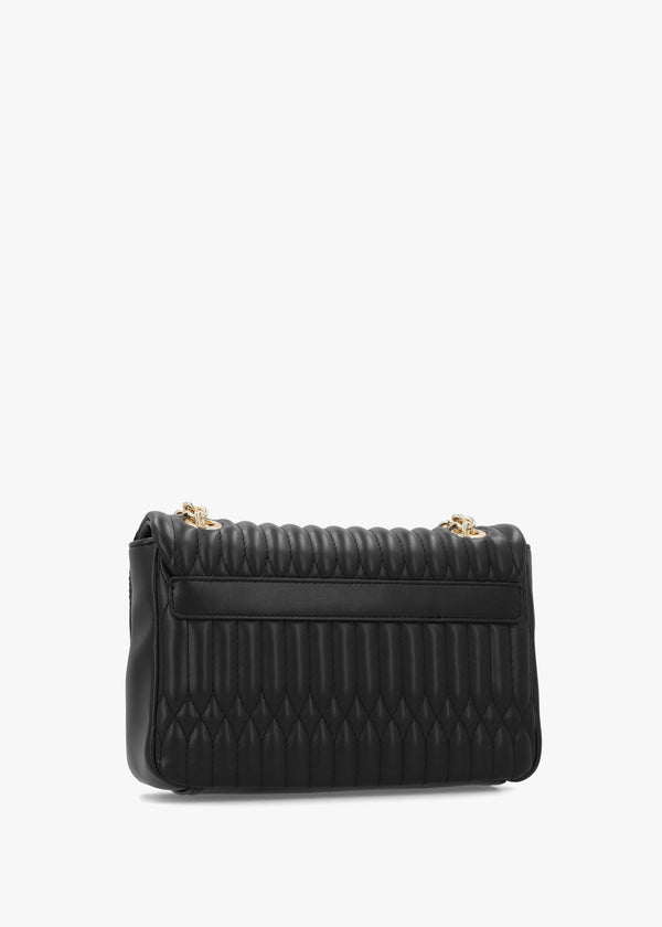 Quilted Bubble Love Nero Shoulder Bag