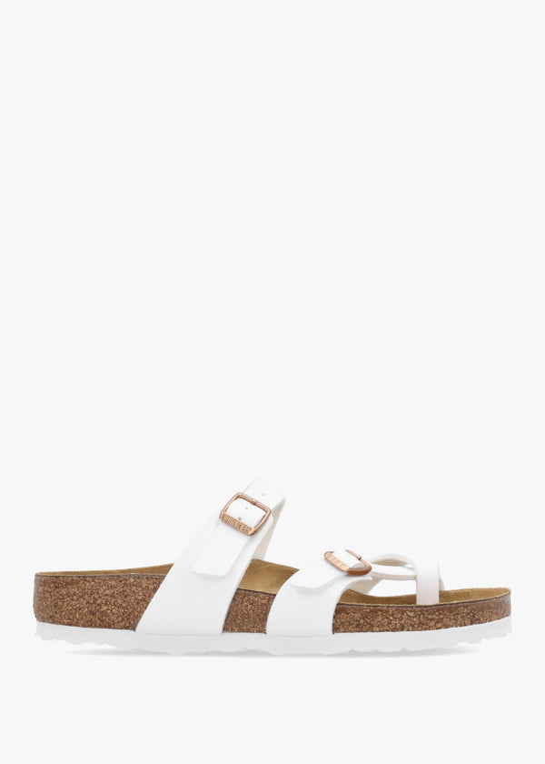 Mayari White Birko-Flor Thong Sandals
