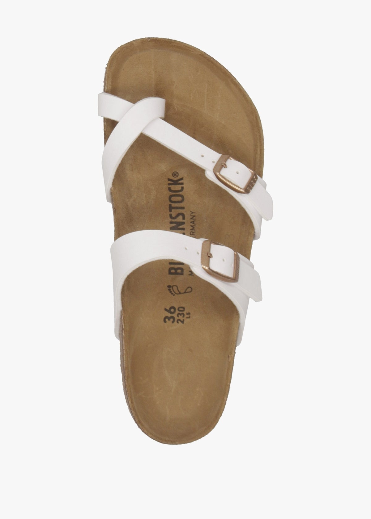 Mayari White Birko-Flor Thong Sandals