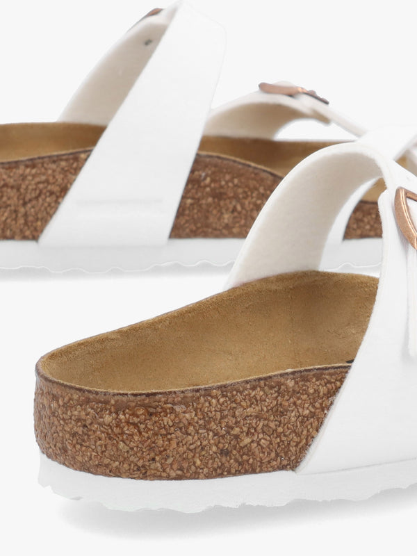 Mayari White Birko-Flor Thong Sandals