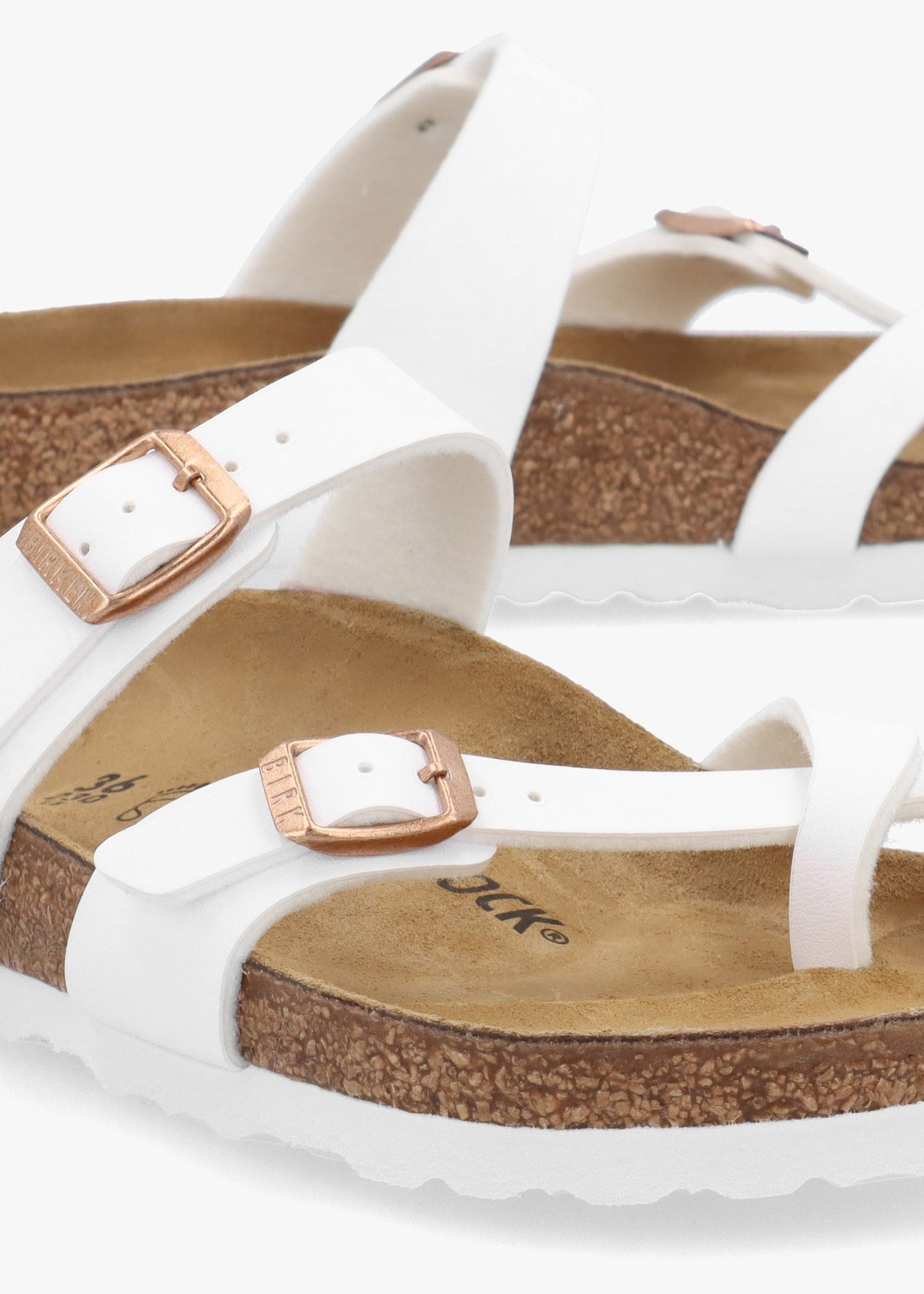 Mayari White Birko-Flor Thong Sandals
