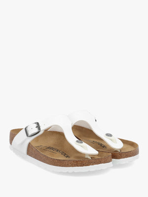 Gizeh Birko-Flor White Sandals
