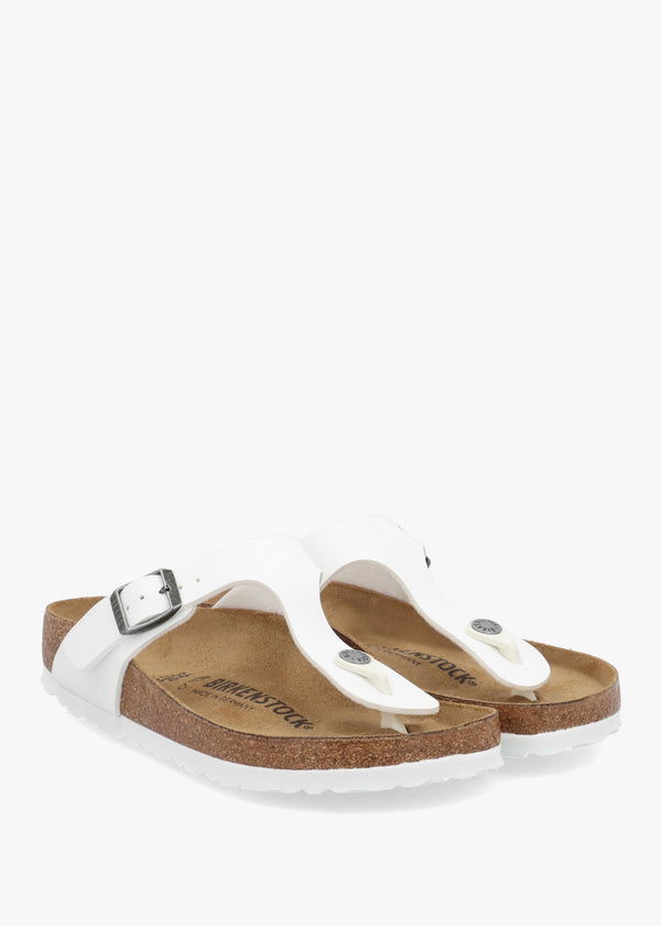 Gizeh Birko-Flor White Sandals