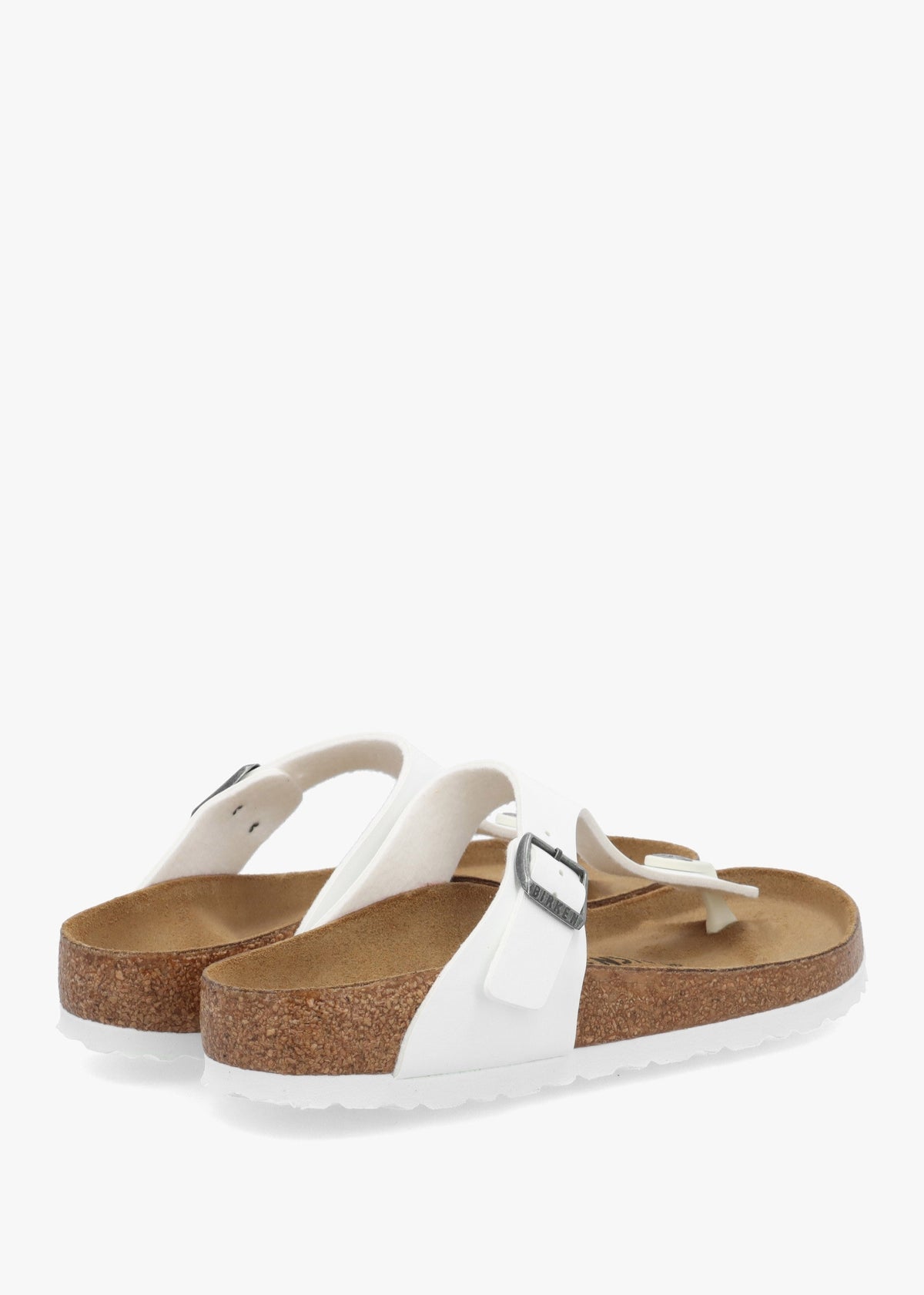 Gizeh Birko-Flor White Sandals