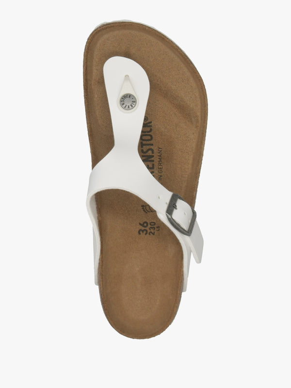 Gizeh Birko-Flor White Sandals