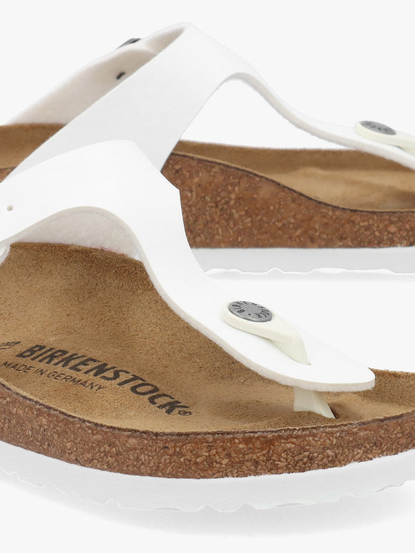 Gizeh Birko-Flor White Sandals
