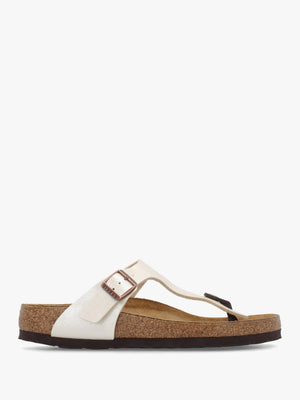 Gizeh Birko-Flor Graceful Pearl White Sandals