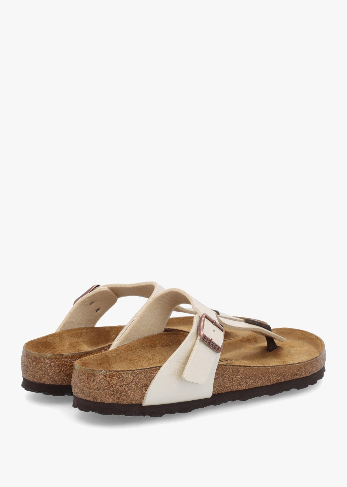 Gizeh Birko-Flor Graceful Pearl White Sandals
