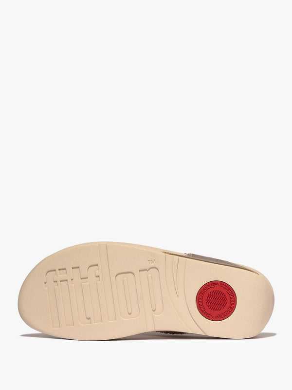 Lulu Crystal Platino Toe Post Sandals