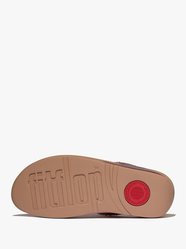 Lulu Crystal Rust Rose Toe Post Sandals