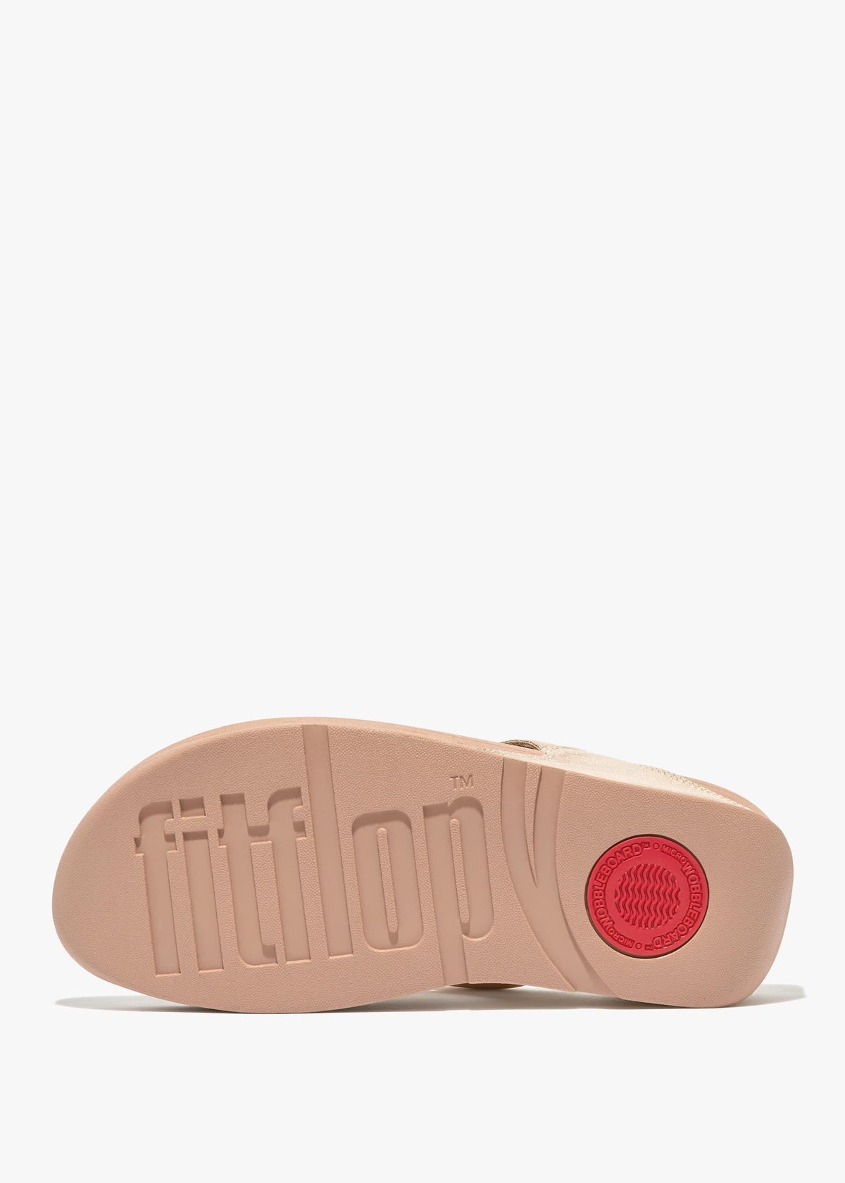 Lulu Platino Leather Toe Post Sandals