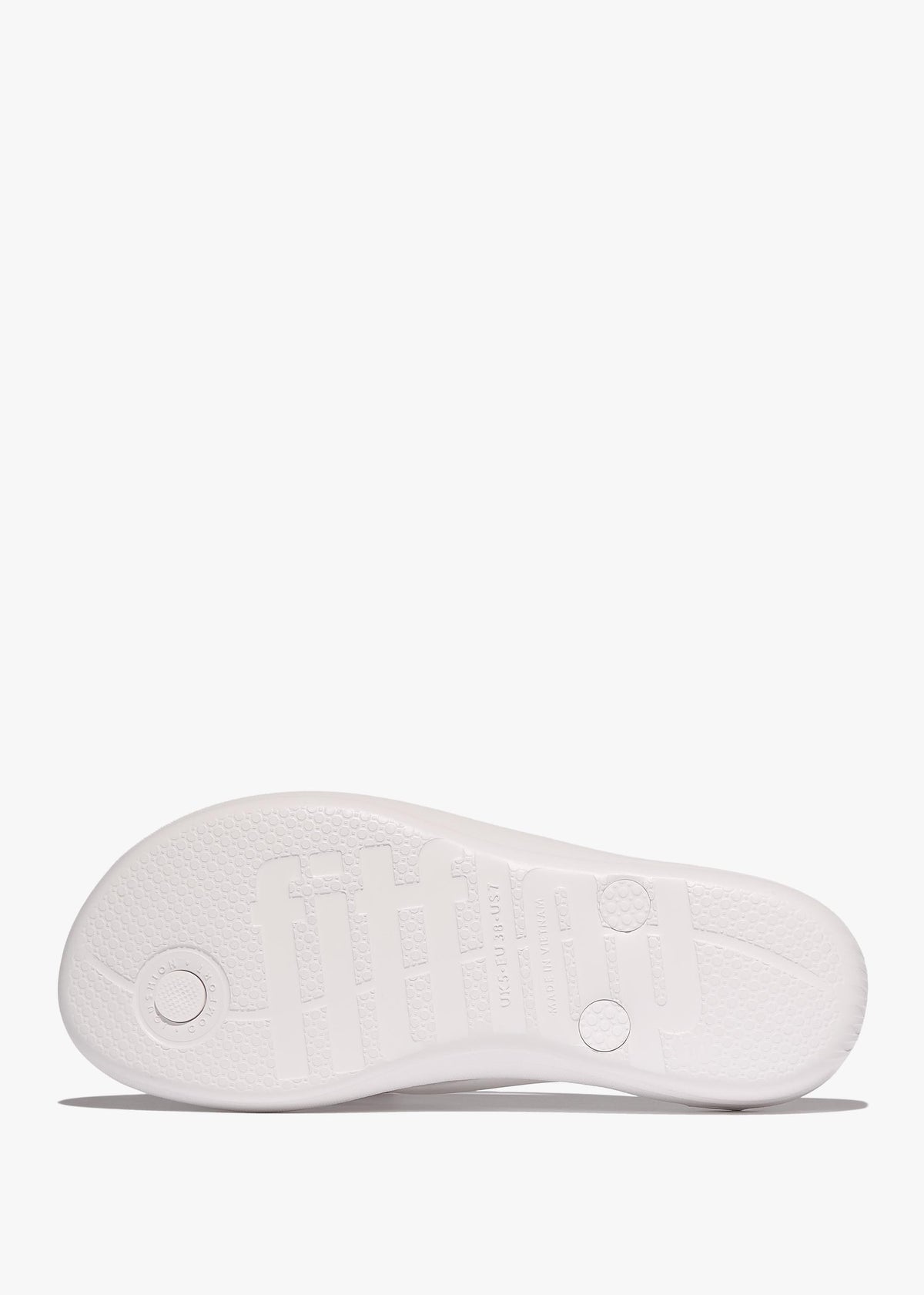 Iqushion Glitz Bow Urban White Flip Flops