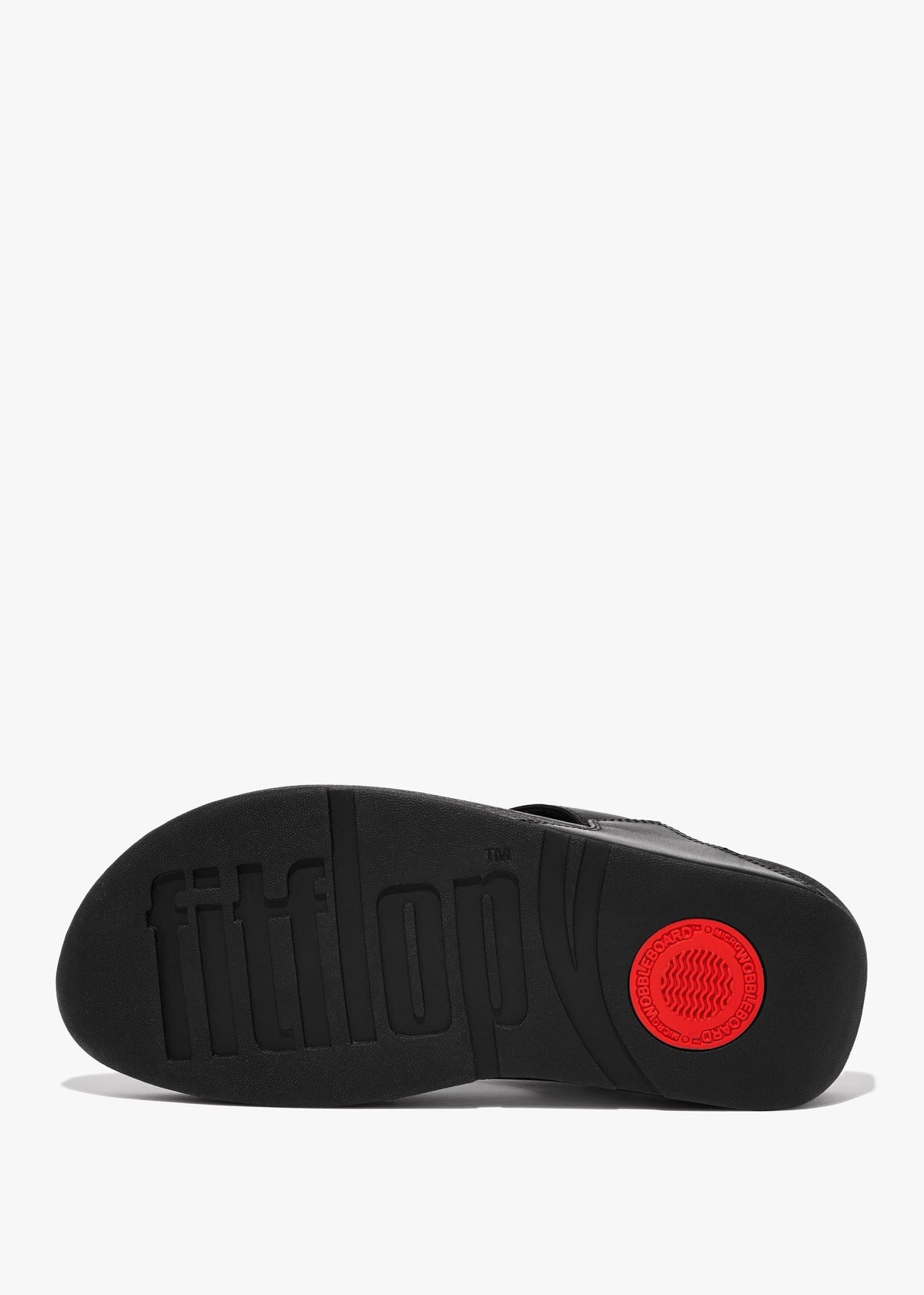 Lulu Black Leather Toe Post Sandals