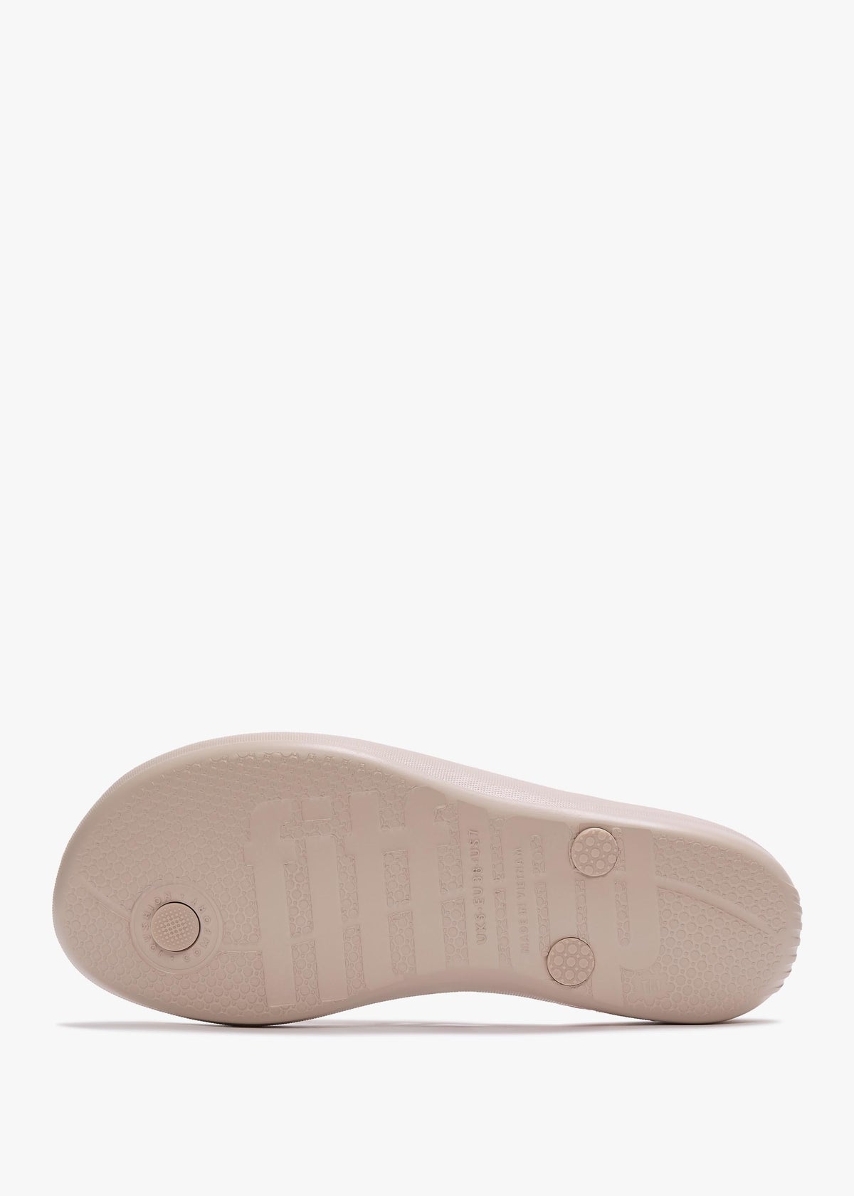 Iqushion Multi Crystal Nude Rose Flip Flops
