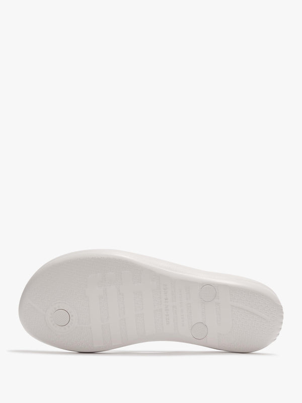 Iqushion Multi Crystal Urban White Flip Flops