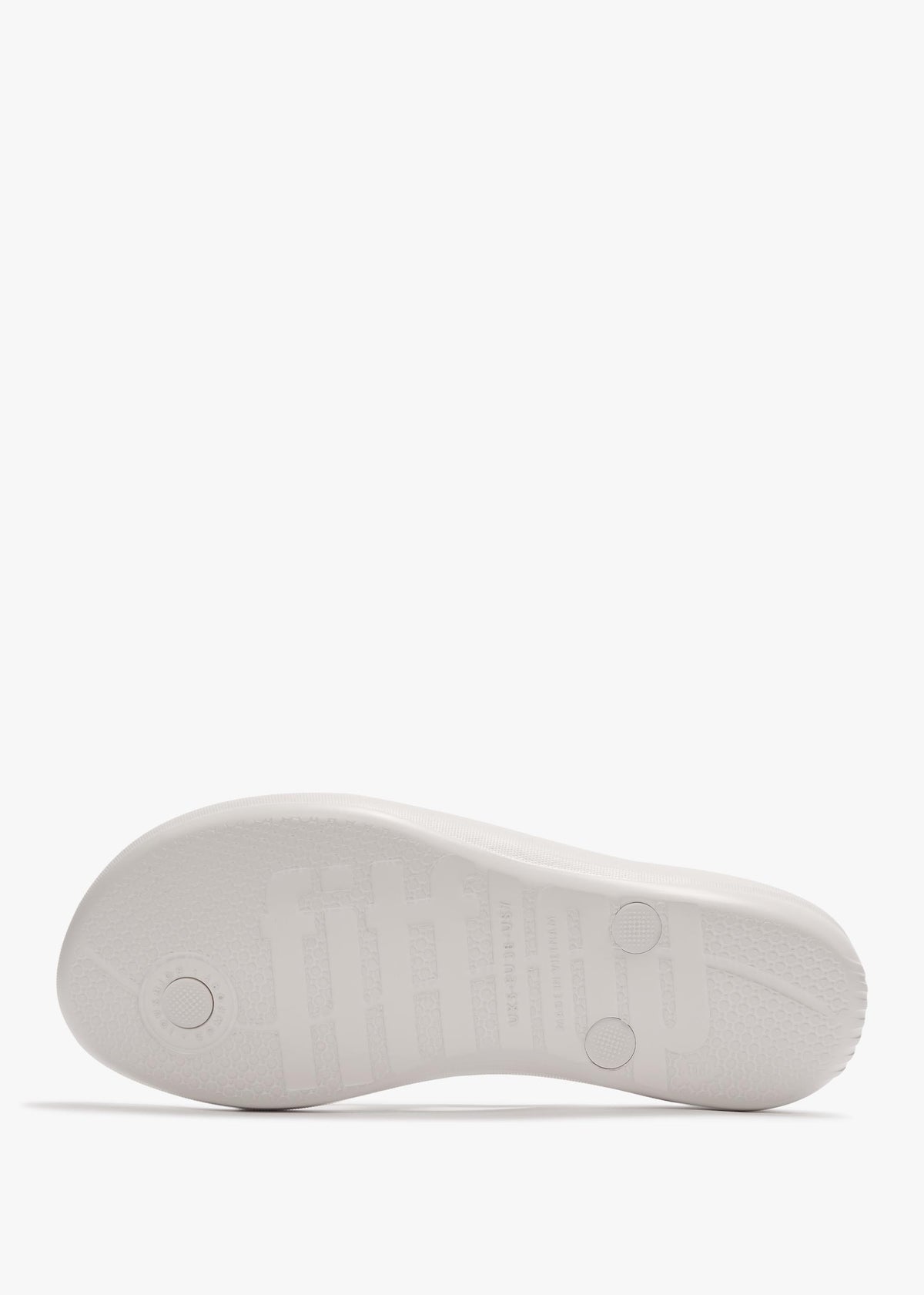 Iqushion Multi Crystal Urban White Flip Flops