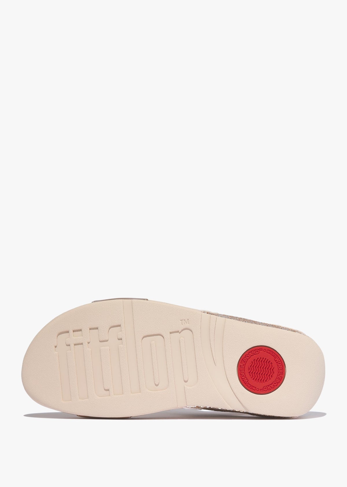 Lulu Multi Tonal Glitter Platino Silver Sliders