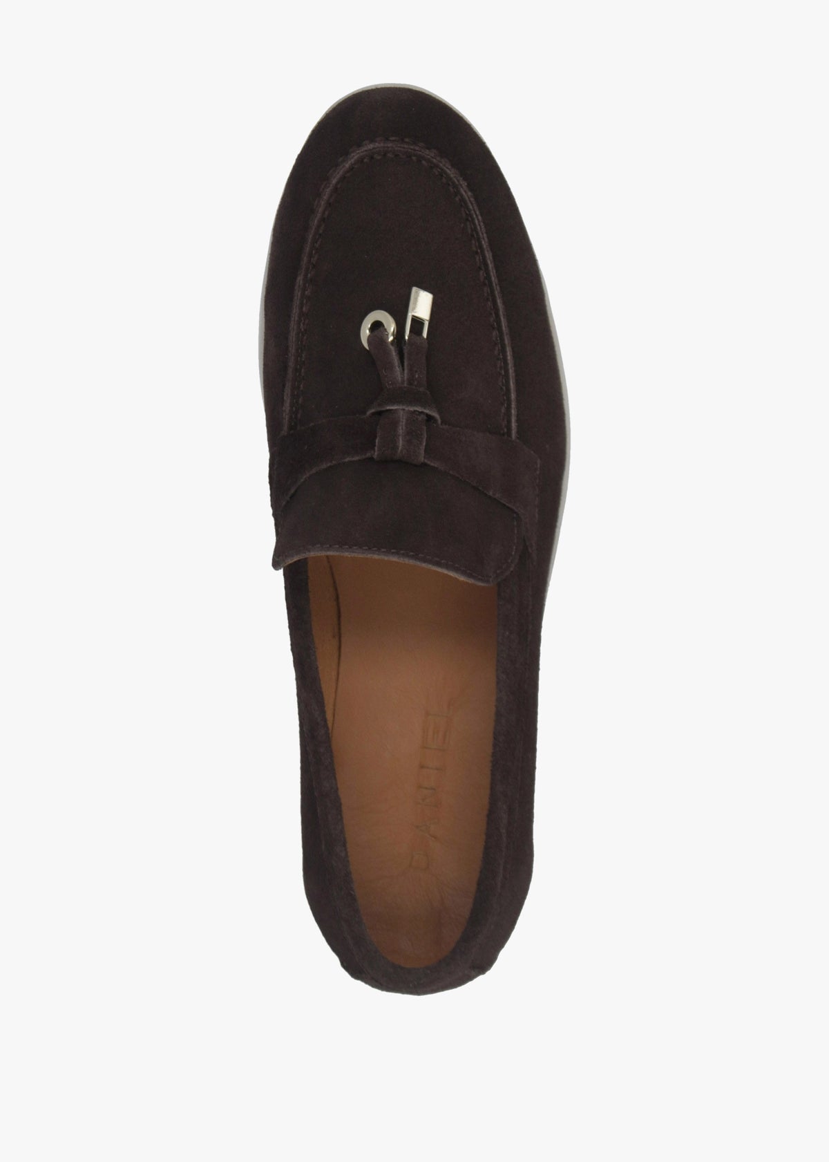 Siani Brown Suede Loafers