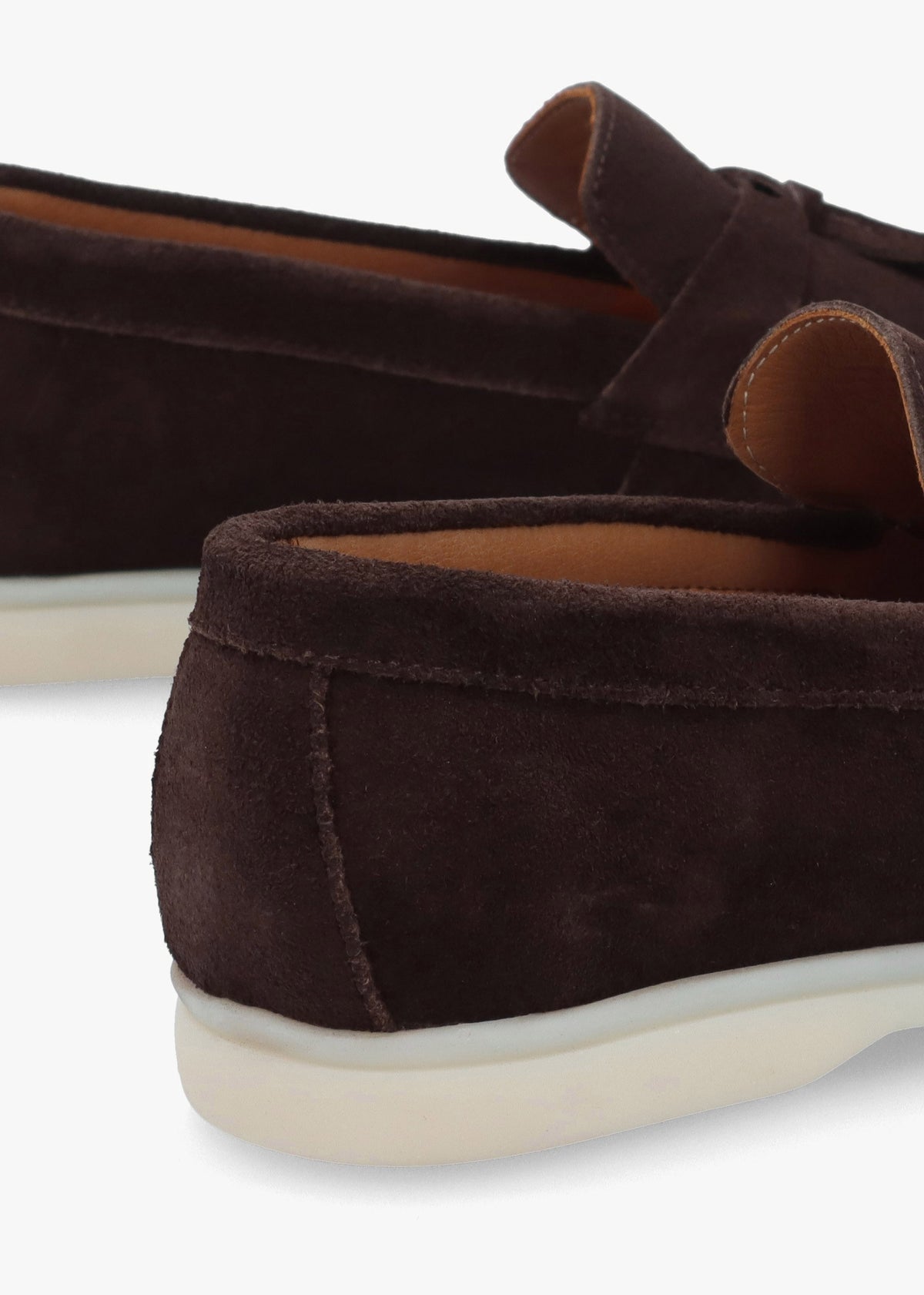 Siani Brown Suede Loafers