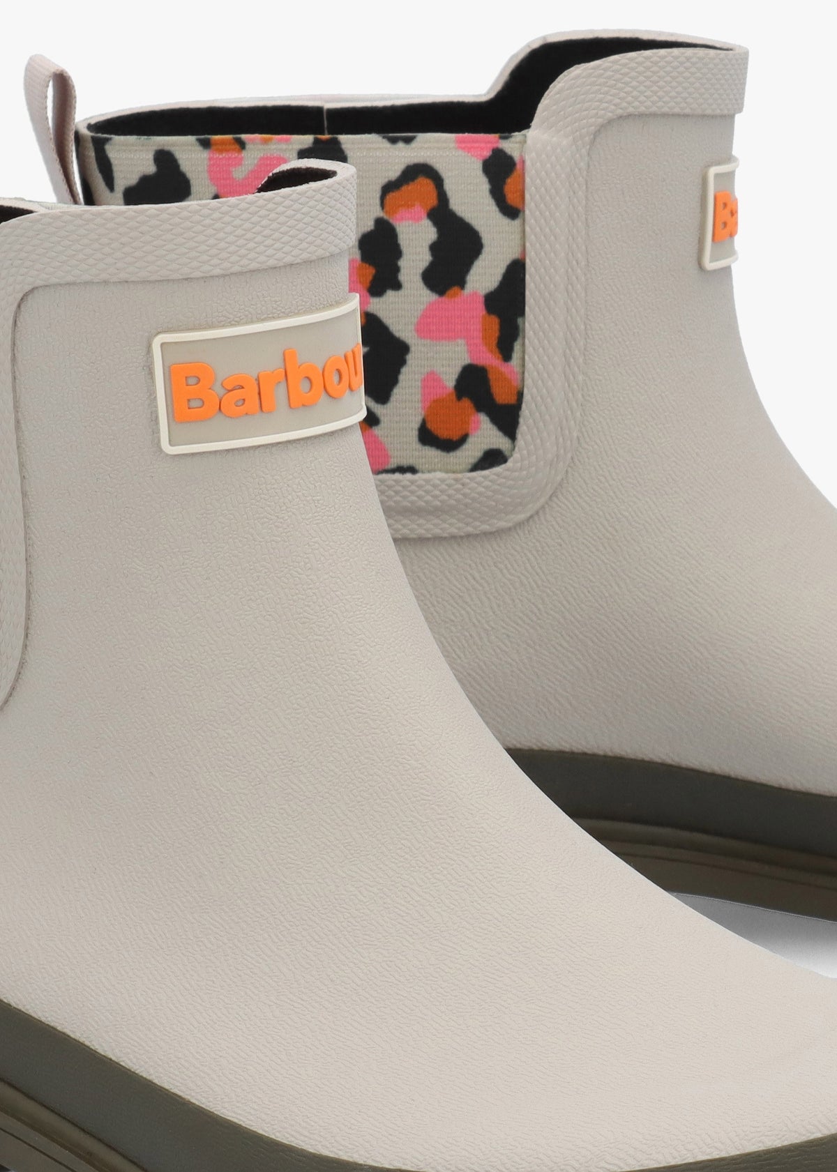 Abbeyfield Packable Mist Inky Leopard Print Ankle Wellingtons