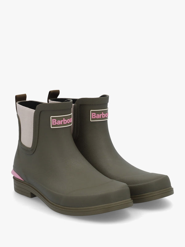 Abbeyfield Packable Olive Ankle Wellingtons