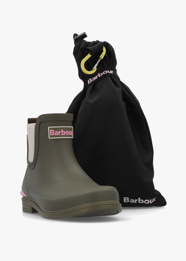 Abbeyfield Packable Olive Ankle Wellingtons