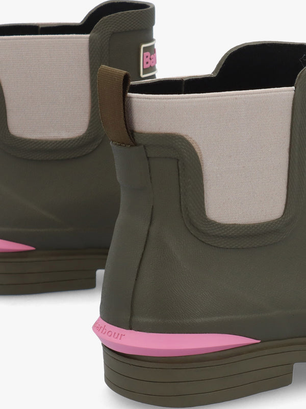 Abbeyfield Packable Olive Ankle Wellingtons