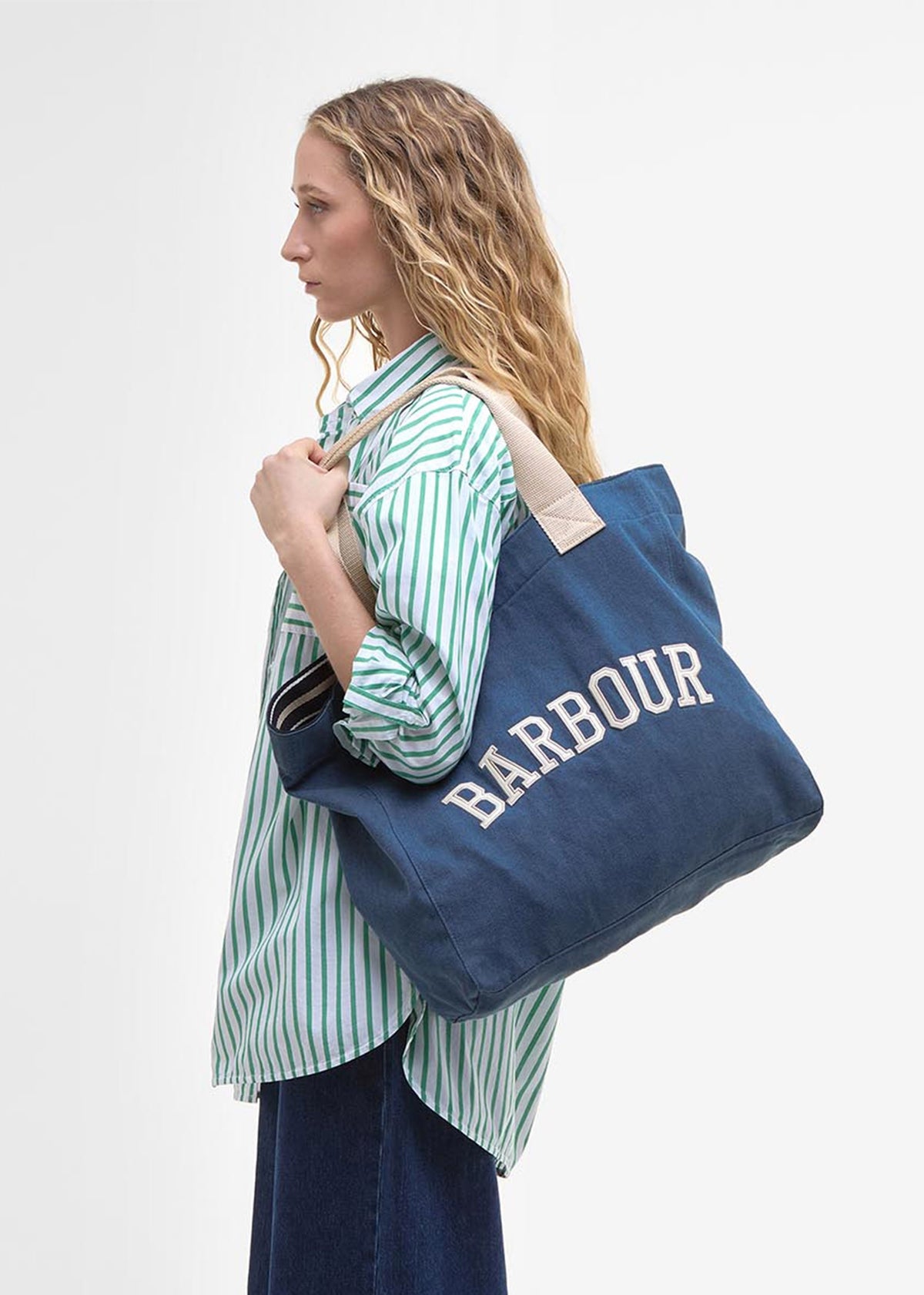 Emily Denim Tote Bag