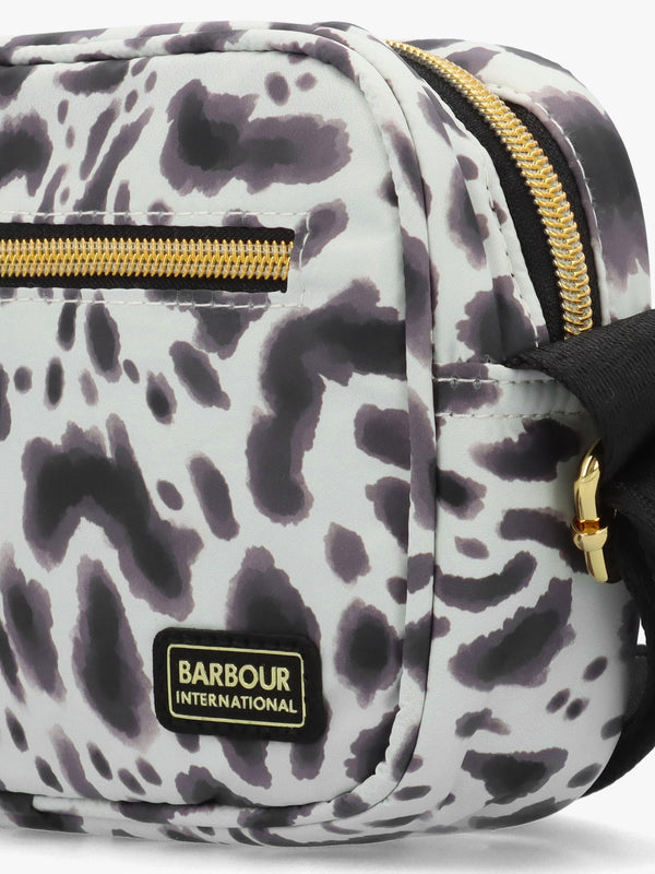 Boulevard Micro Bio Ink Leopard Print Cross-Body Bag
