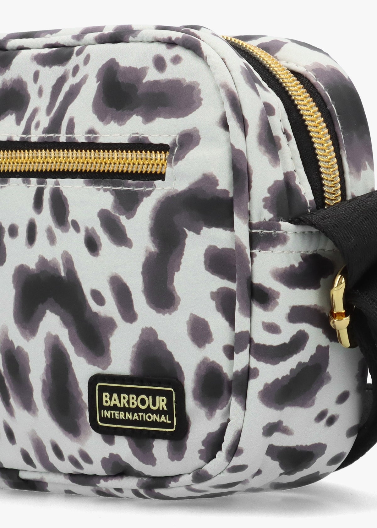 Boulevard Micro Bio Ink Leopard Print Cross-Body Bag
