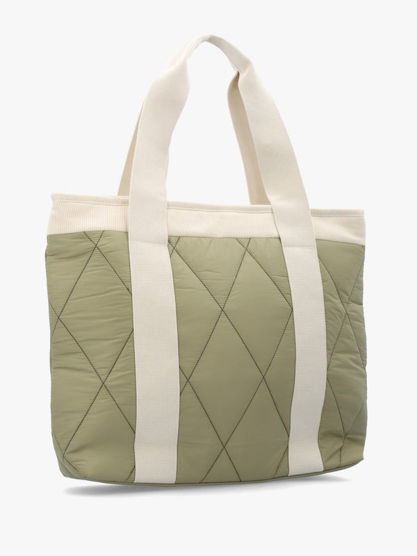 Healy Quilted Bleached Olive Tote Bag
