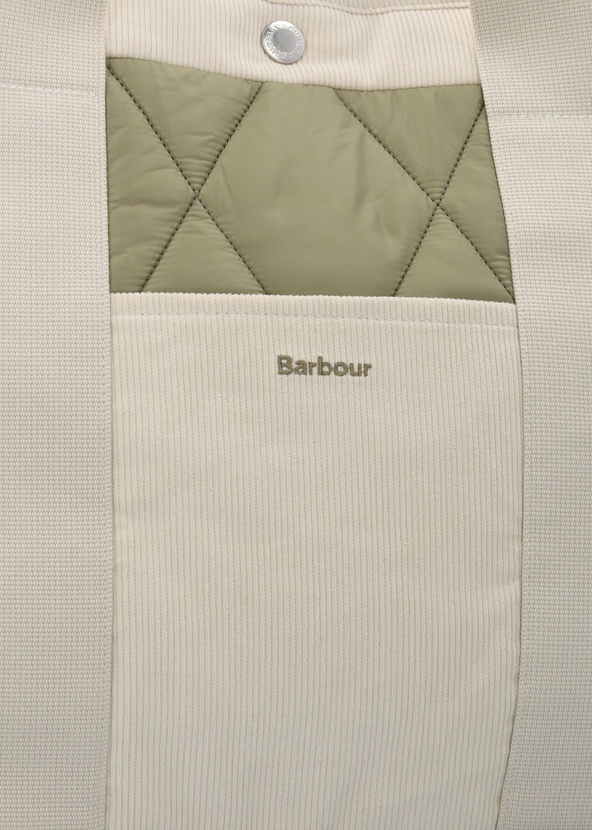 Healy Quilted Bleached Olive Tote Bag
